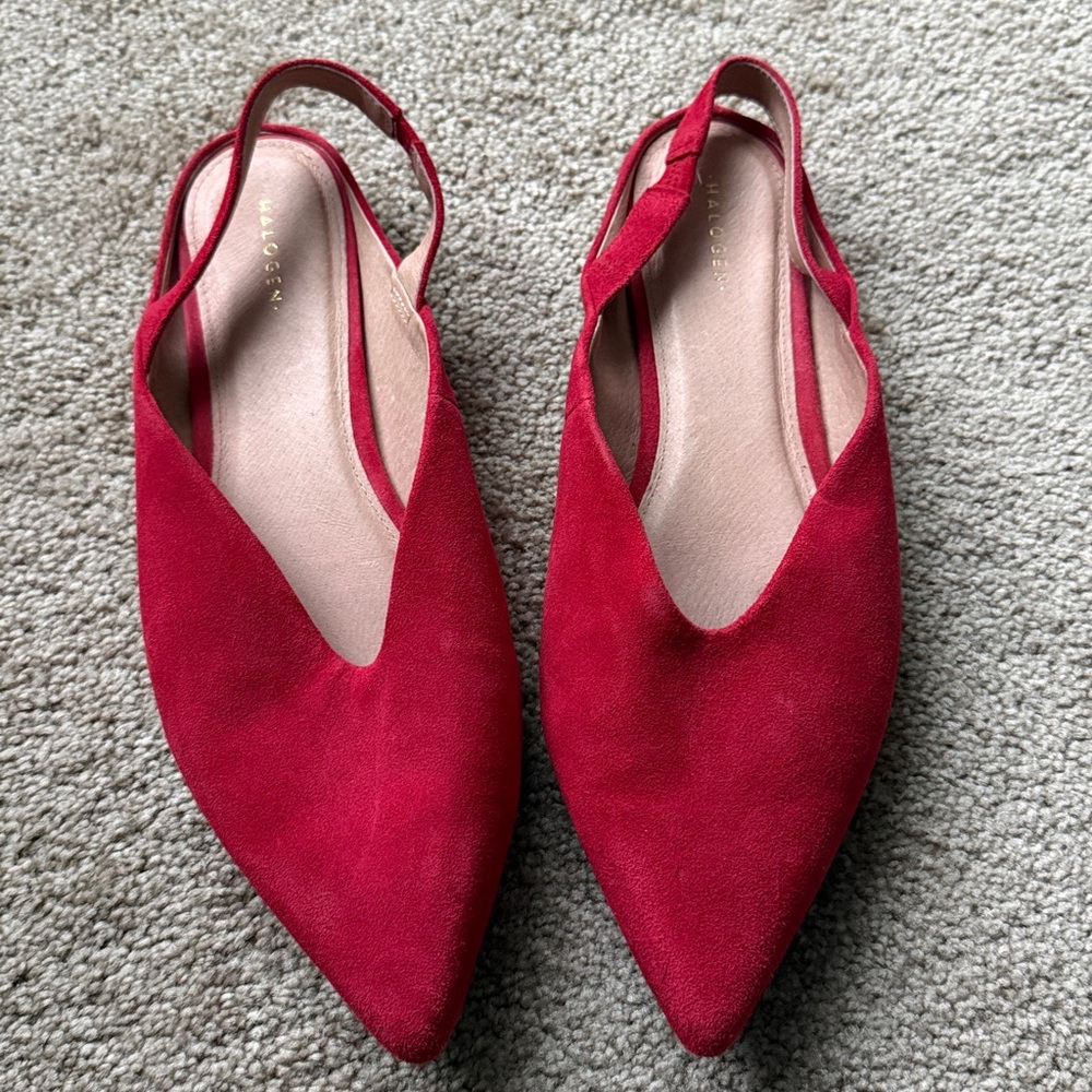 Halogen Slingback Flats